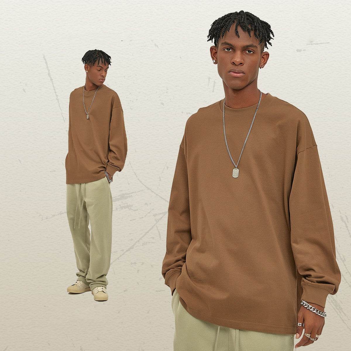 Loose Long-sleeved T-shirt Top - MYLUXURY LANE ENTERPRISE