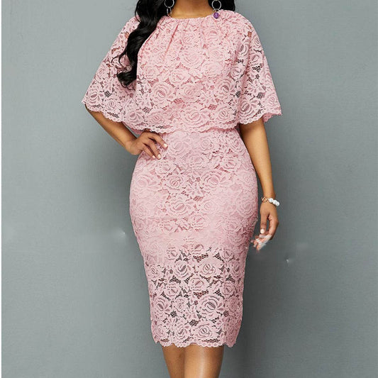 MD African Lace Dresses For Women Fashion New Africa Sexy Wedding Outfit 4XL 5XL Plus Size Maxi Dress Dashiki Ankara Robe - MYLUXURY LANE ENTERPRISE