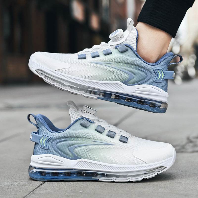 Rotating Buckle Full Palm Flying Woven Air Cushion Sneaker - MYLUXURY LANE ENTERPRISE
