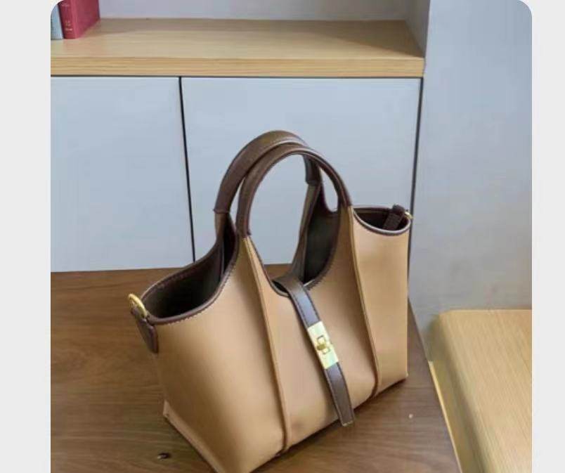 Vegetable Basket Simulated Leather Handbag Commuting Tote Bag Hand-held - MYLUXURY LANE ENTERPRISE
