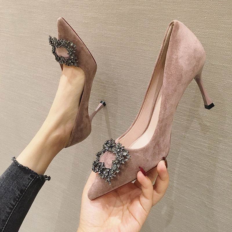 All-match French Girl With Pointed Sexy Stiletto - MYLUXURY LANE ENTERPRISE