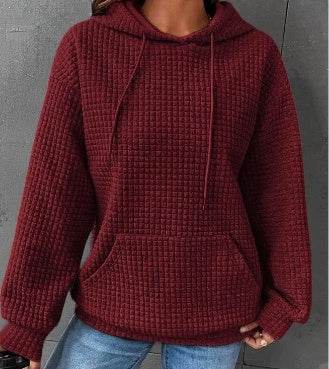 Women's Loose Casual Solid Color Long-sleeved Sweater - MYLUXURY LANE ENTERPRISE