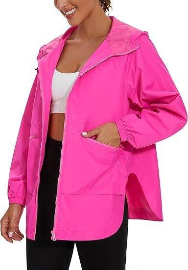 Women's Long Sleeve Zipper Hooded Jacket Trench Coat Casual Jacket - MYLUXURY LANE ENTERPRISE