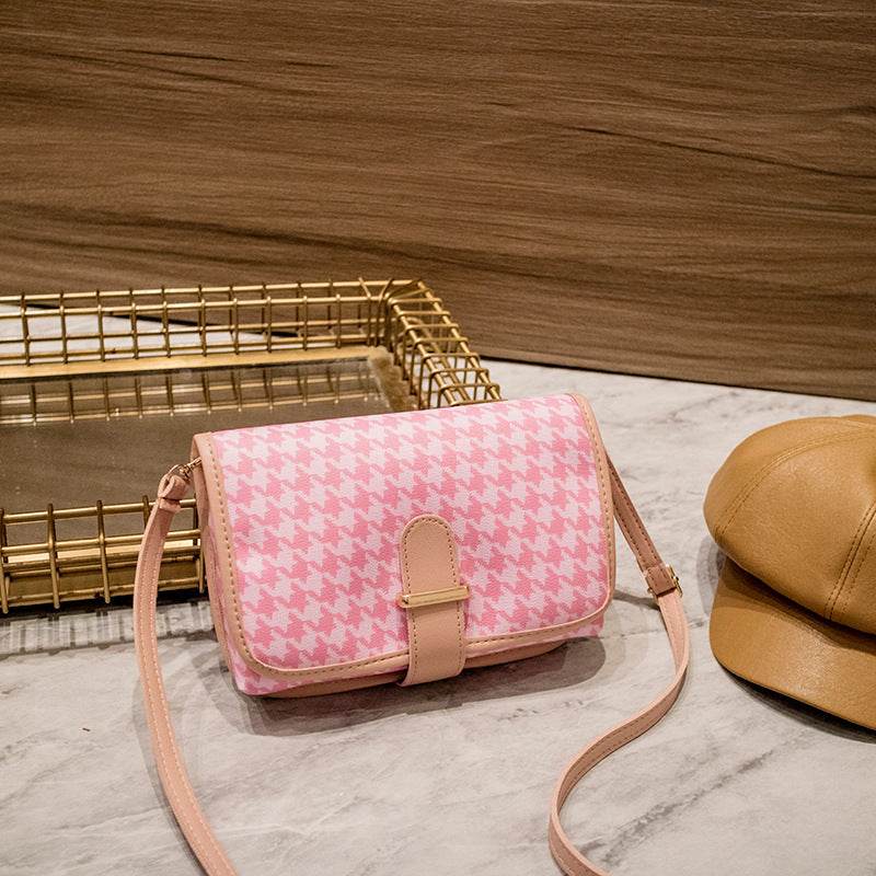 Women's Fashion Plaid Shoulder Messenger Bag - MYLUXURY LANE ENTERPRISE
