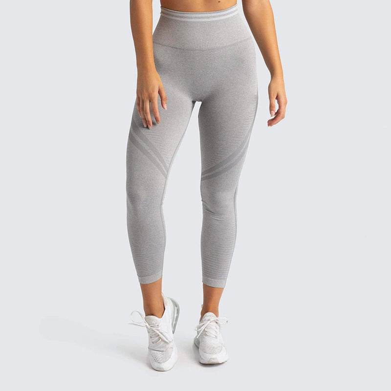 Sports Bra High Waist Peach Hip Stretch Trousers - MYLUXURY LANE ENTERPRISE