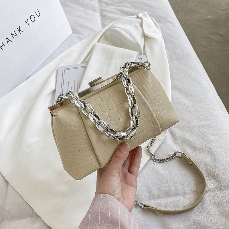 Stone Pattern Small Square Bag - MYLUXURY LANE ENTERPRISE