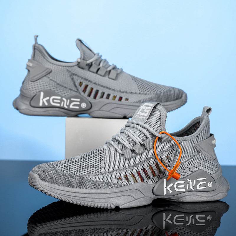 Plus Size Men's Sports Mesh Surface Soft Bottom Breathable Casual Shoes - MYLUXURY LANE ENTERPRISE