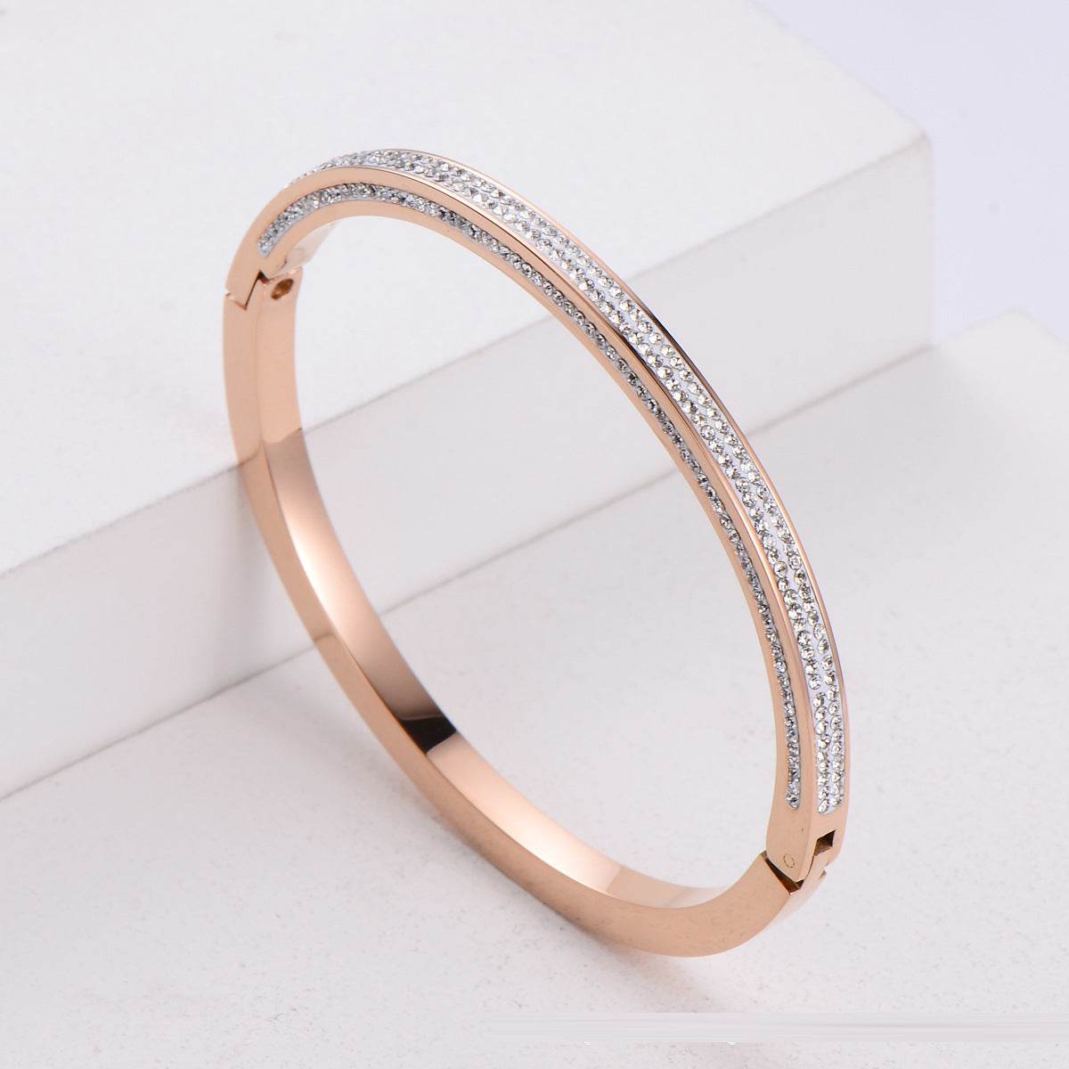 Mud Diamond Titanium Steel Bracelet - MYLUXURY LANE ENTERPRISE