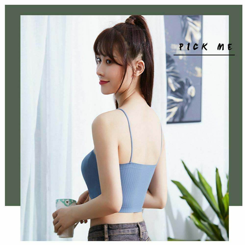 2 Pack seamless padded crop top bra - MYLUXURY LANE ENTERPRISE