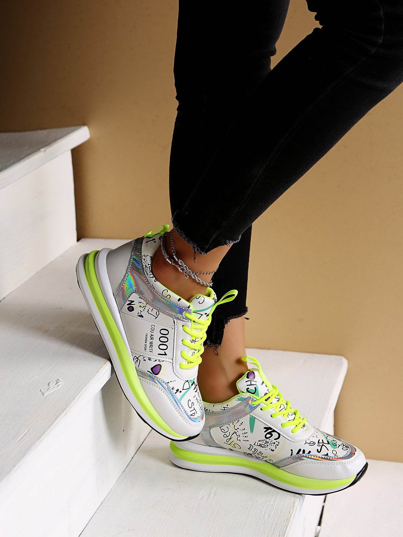 Match Color Spot Adhesive Rubber Round Head Sports Shoes - MYLUXURY LANE ENTERPRISE