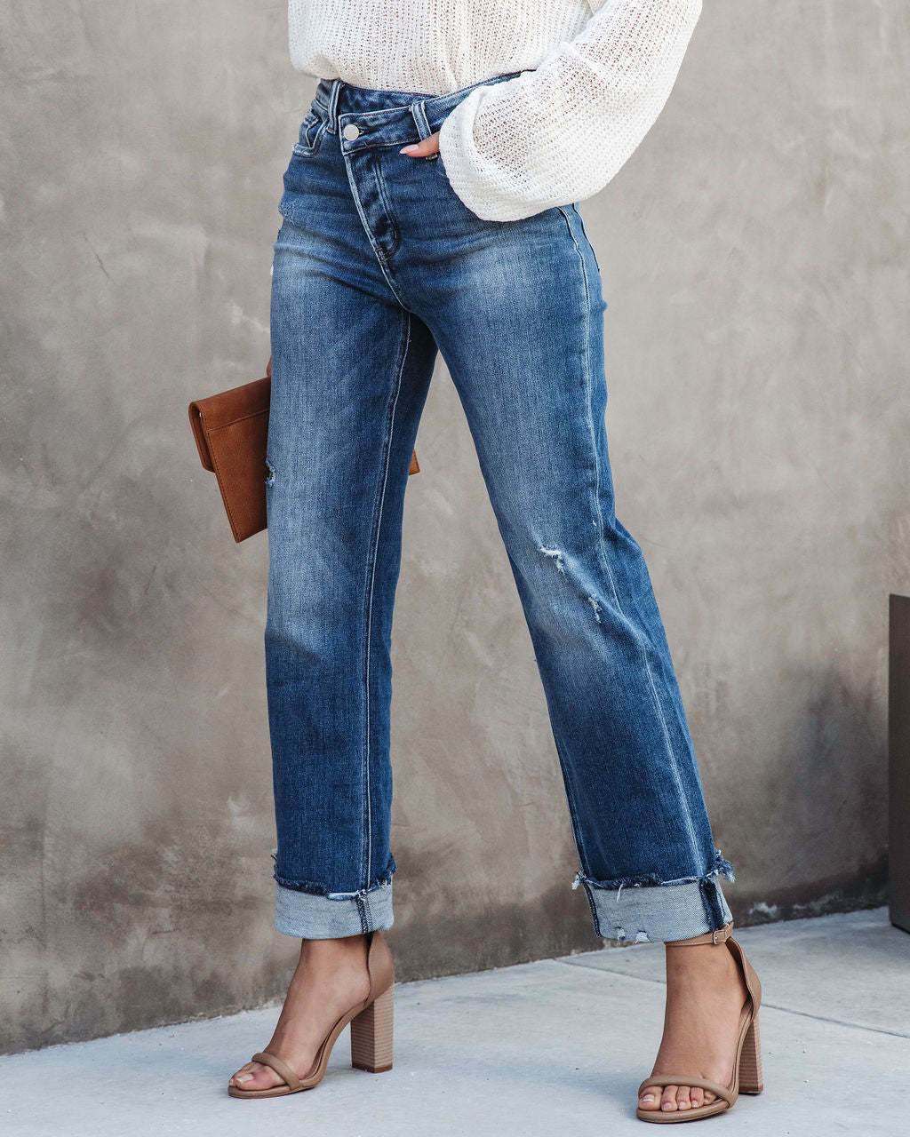 Women's Fashion Individual Casual Loose Jeans - MYLUXURY LANE ENTERPRISE