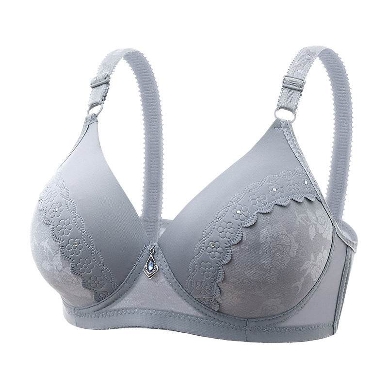 Lace Jacquard Comfortable Thin Bra - MYLUXURY LANE ENTERPRISE