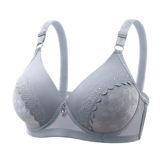 Lace Jacquard Comfortable Thin Bra - MYLUXURY LANE ENTERPRISE