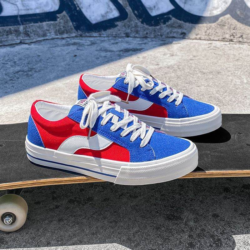 Men's Casual Suede Couple Low-top Canvas Shoes - MYLUXURY LANE ENTERPRISE