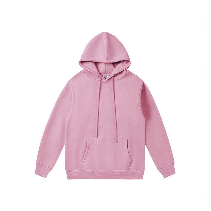 Autumn And Winter Fleece-lined Thick Hooded Solid Color Hoodie Shorts - MYLUXURY LANE ENTERPRISE