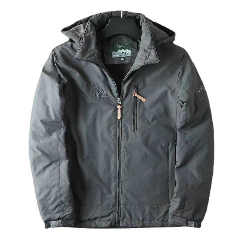 Men's Outdoor Fleece Jacket Detachable Anorak - MYLUXURY LANE ENTERPRISE