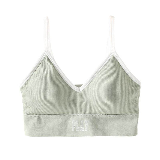 Beauty Back Thread No Steel Ring Bra Base Girl Underwear Student Vest - MYLUXURY LANE ENTERPRISE