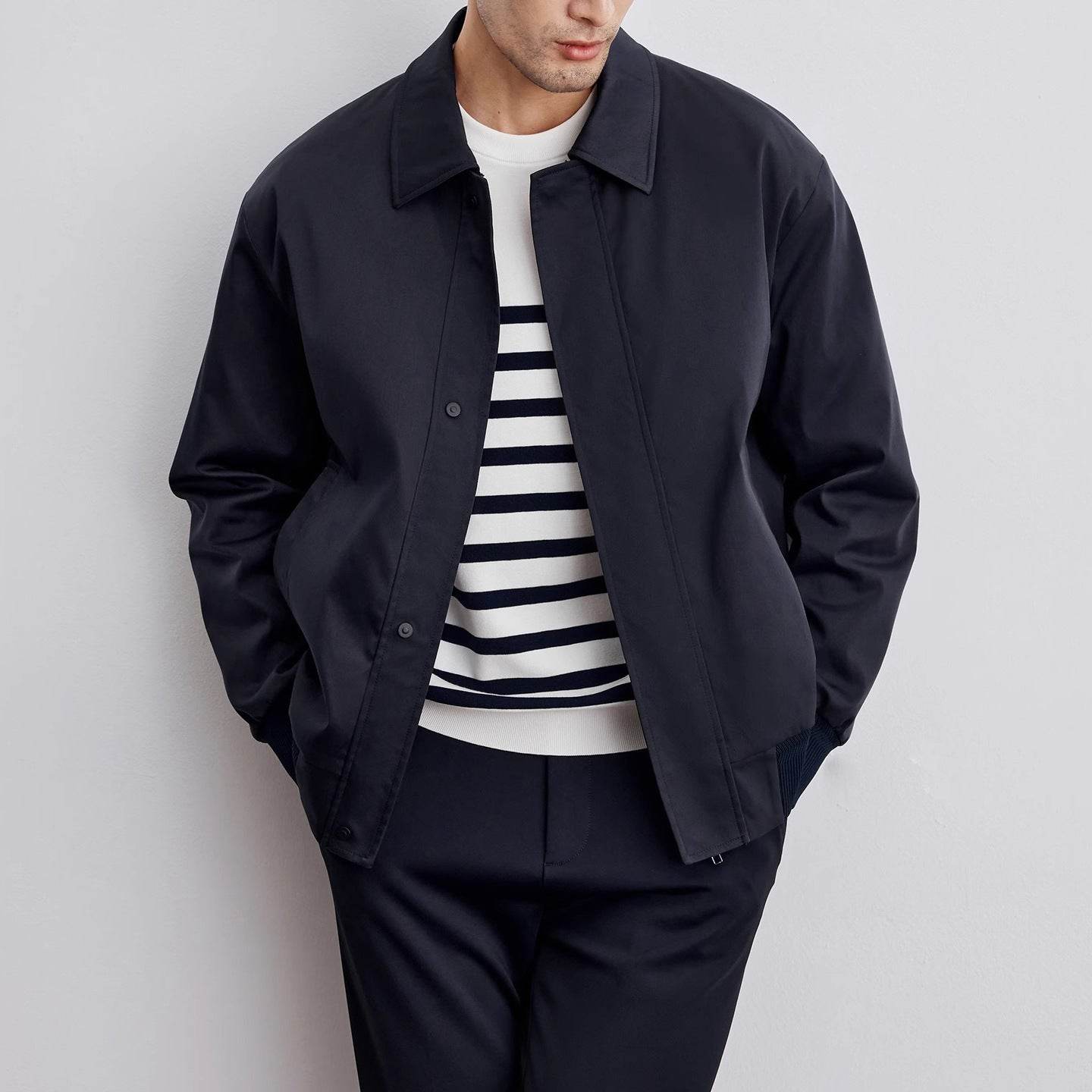 Men's Korean-style Lapel Executive Jacket - MYLUXURY LANE ENTERPRISE