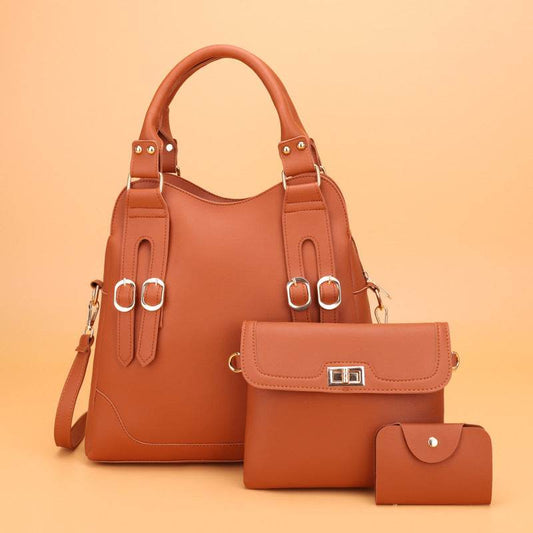 New Fashion Belt Decorative Three-piece Bag - MYLUXURY LANE ENTERPRISE