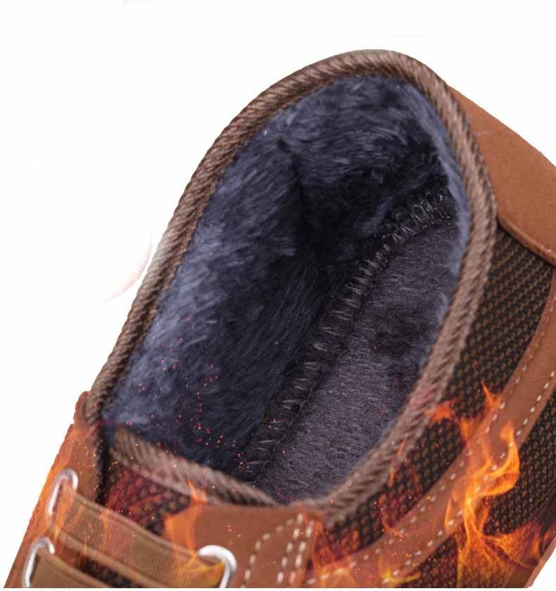 Men's Casual Thickened And Velvet Snow Boots - MYLUXURY LANE ENTERPRISE
