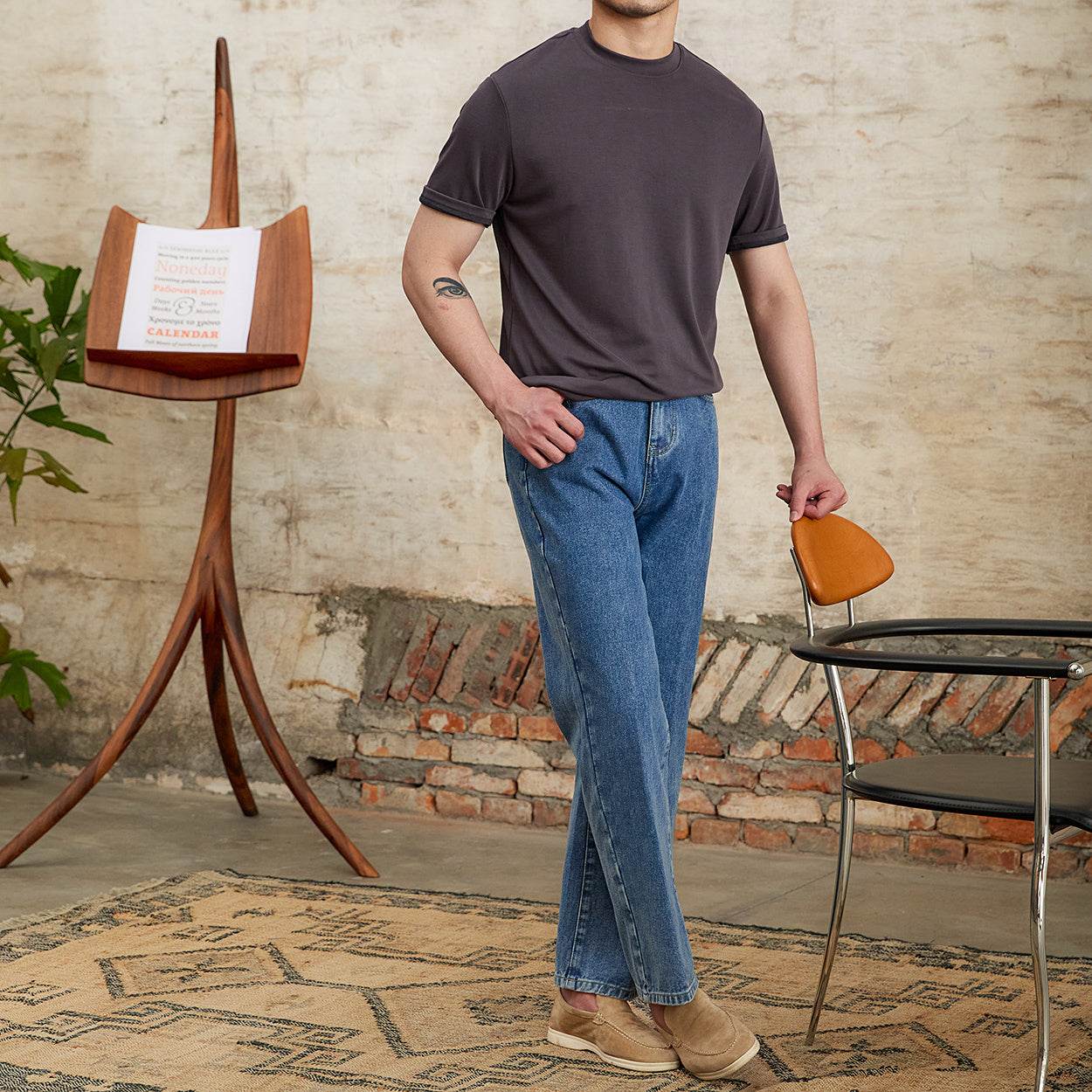 Skin-friendly Soft Glutinous Draping Short Sleeve Round Neck T-shirt - MYLUXURY LANE ENTERPRISE