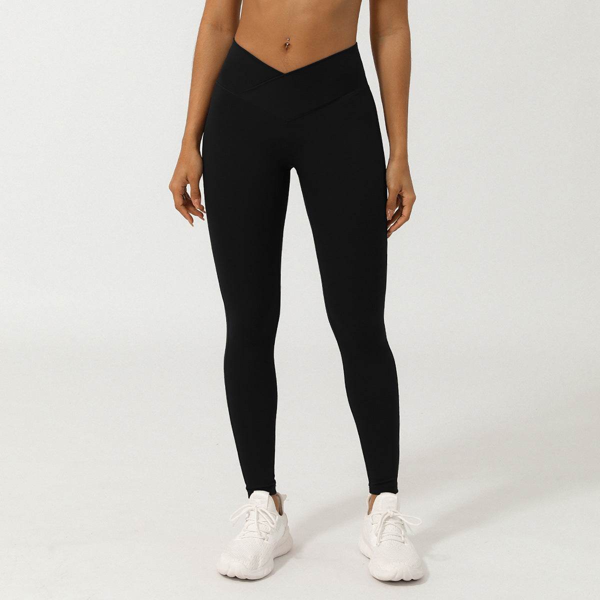 Nude Feel Cross V-shaped Quick-drying Sports Trousers - MYLUXURY LANE ENTERPRISE