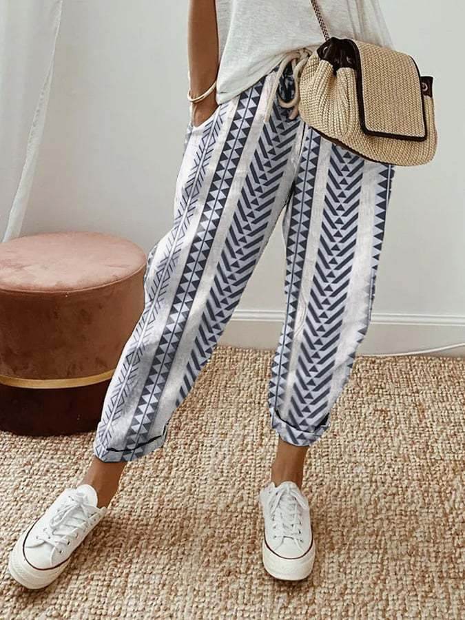 Women's Fashion Casual Drawstring Pocket Floral Floral Print Casual Jumpsuit - MYLUXURY LANE ENTERPRISE