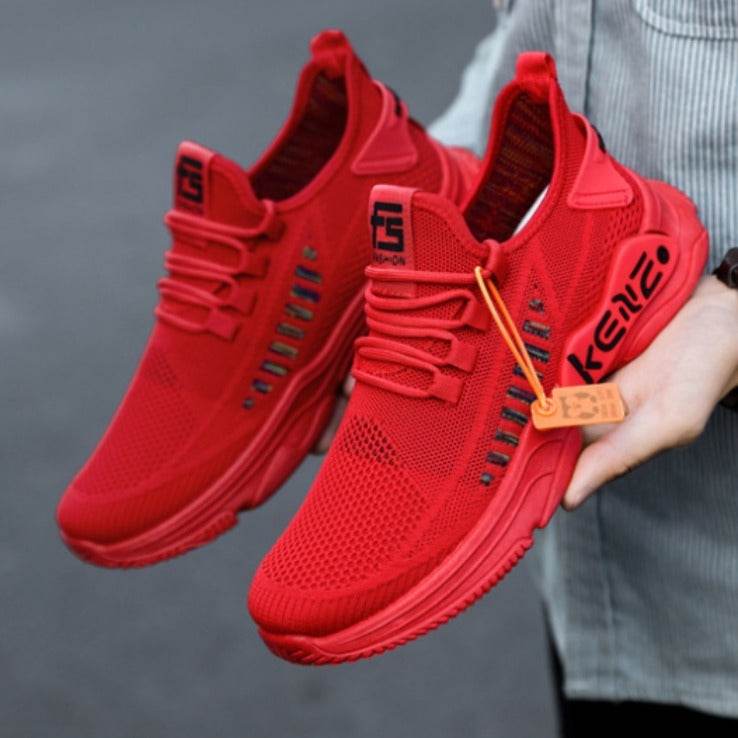 Plus Size Men's Sports Mesh Surface Soft Bottom Breathable Casual Shoes - MYLUXURY LANE ENTERPRISE