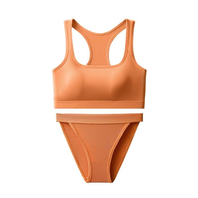 Vest Hot Girl Ice Silk Thread INS Thread Underwear Sports Suit - MYLUXURY LANE ENTERPRISE