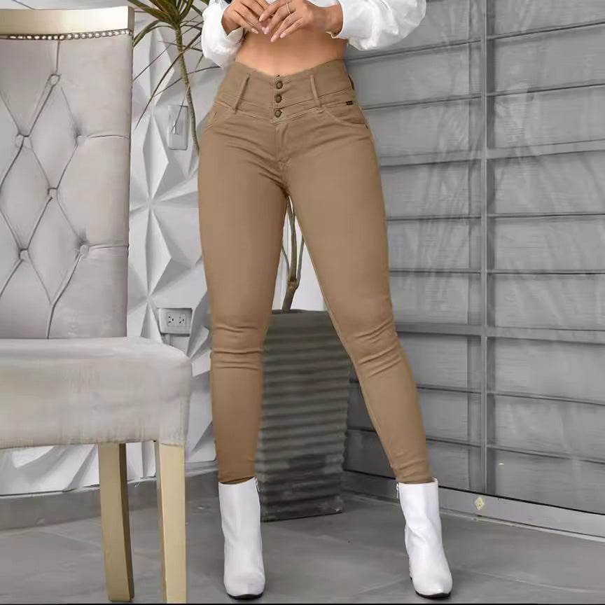 Women's Fashion Casual High Waist Tights - MYLUXURY LANE ENTERPRISE