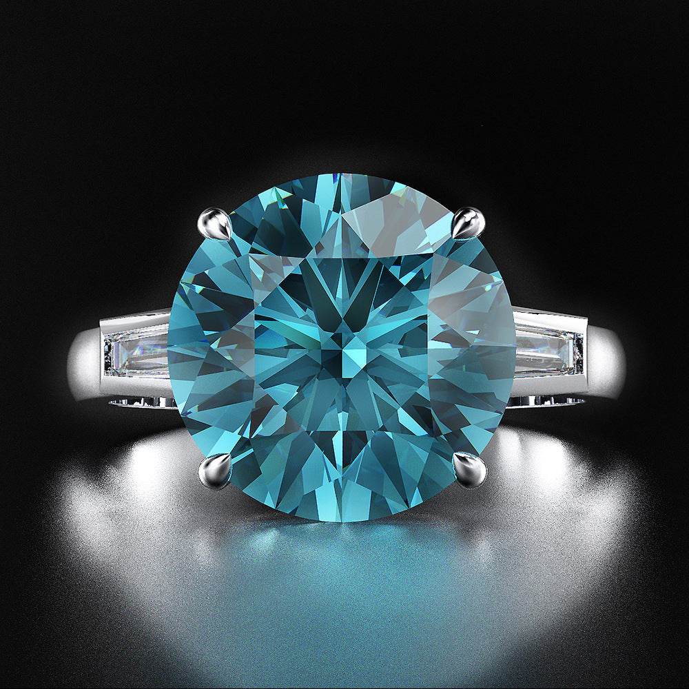 Creative Fashion Three Stone Diamond Women's Ring - MYLUXURY LANE ENTERPRISE