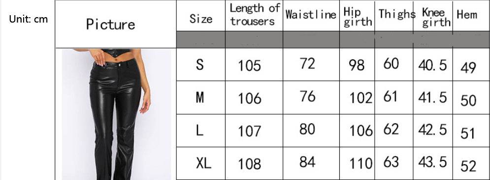 Fashion New Women's High Elastic PU Leather Pants - MYLUXURY LANE ENTERPRISE