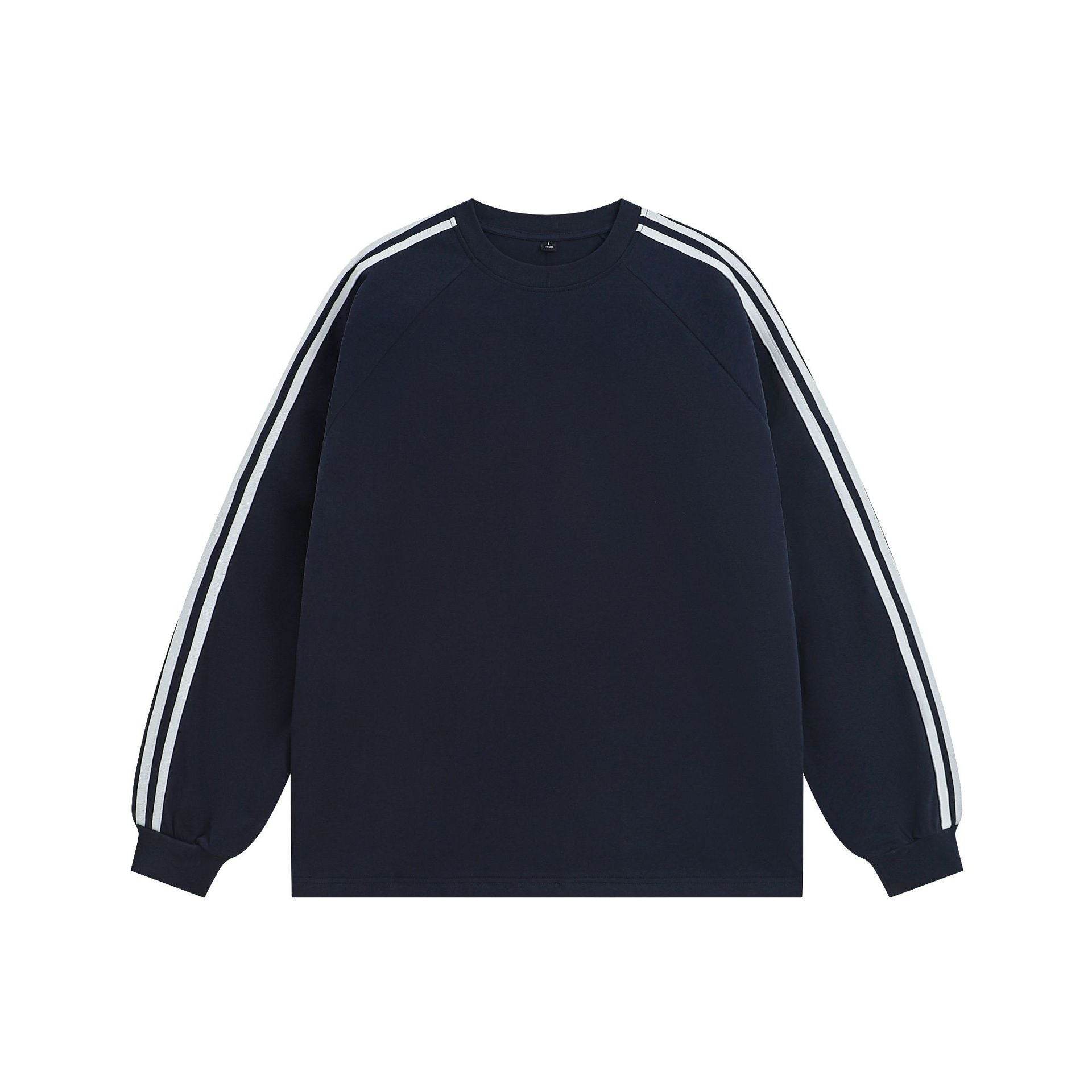 Autumn And Winter Heavy College Style Loose Long-sleeved T-shirt Top - MYLUXURY LANE ENTERPRISE