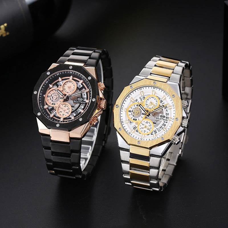 Men's Luminous Six-pin Fashion Watch - MYLUXURY LANE ENTERPRISE