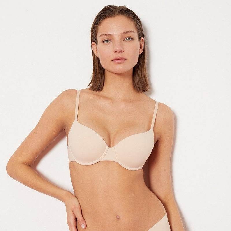 Glossy Push-up Large Bra Soft Steel Ring Adjustable Bra - MYLUXURY LANE ENTERPRISE