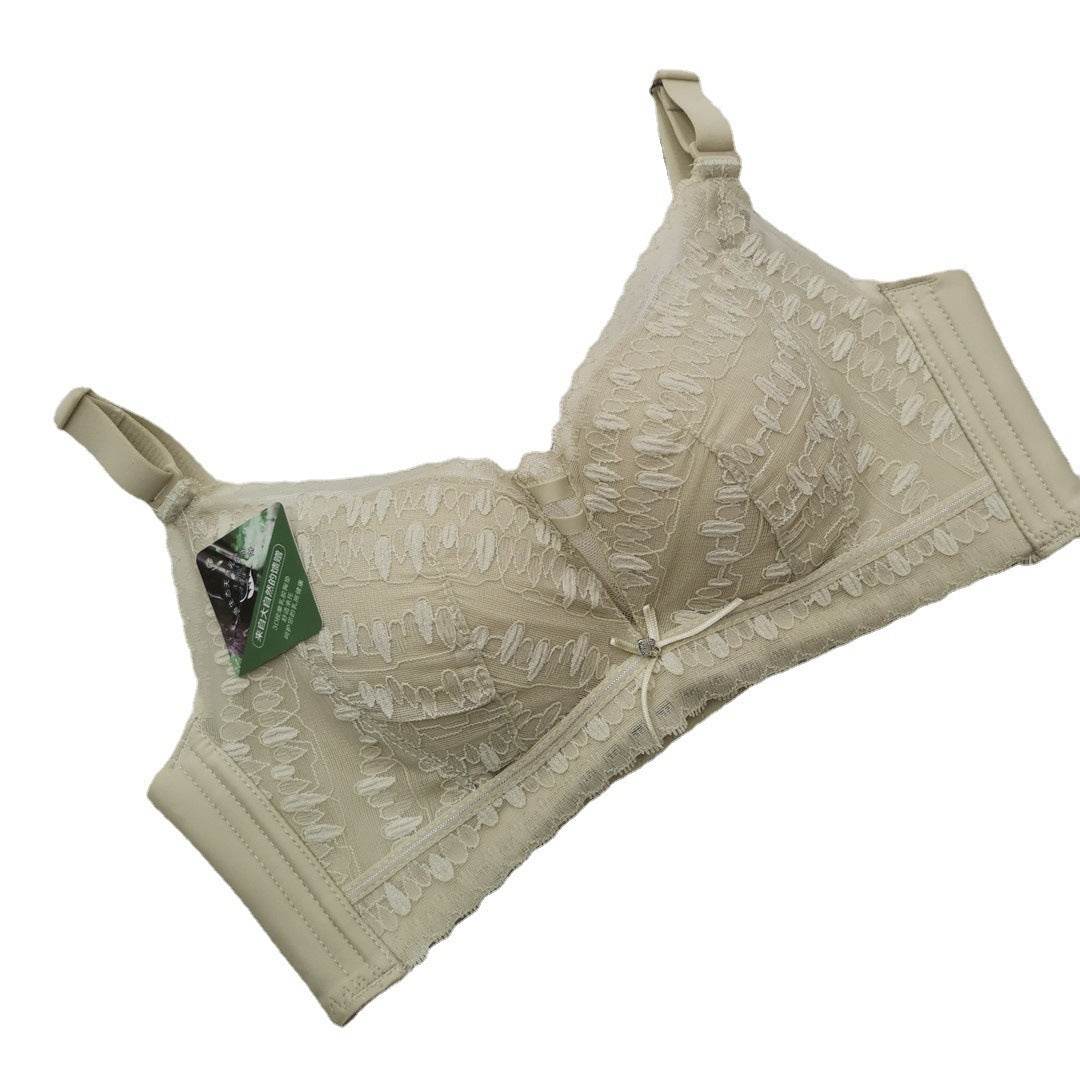 Lace Thin Underwear Three Breasted Wireless Bra - MYLUXURY LANE ENTERPRISE