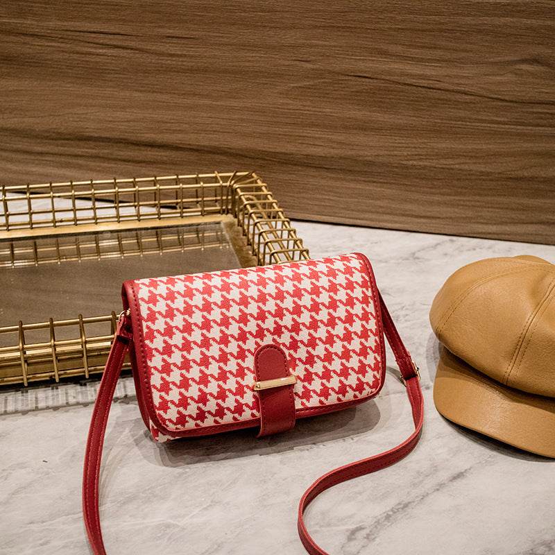 Women's Fashion Plaid Shoulder Messenger Bag - MYLUXURY LANE ENTERPRISE