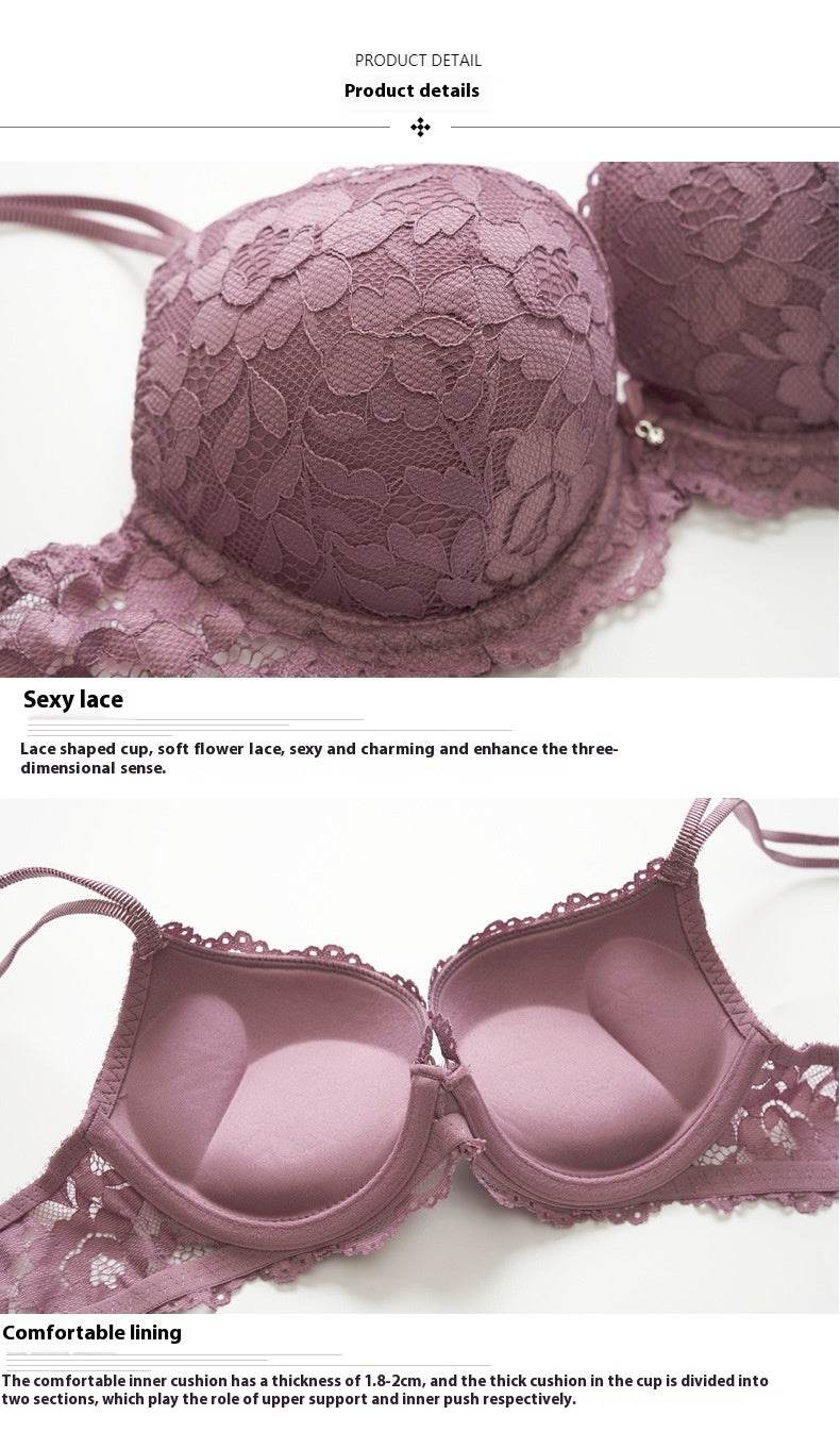 Lace Lingerie Push Up Bra - MYLUXURY LANE ENTERPRISE