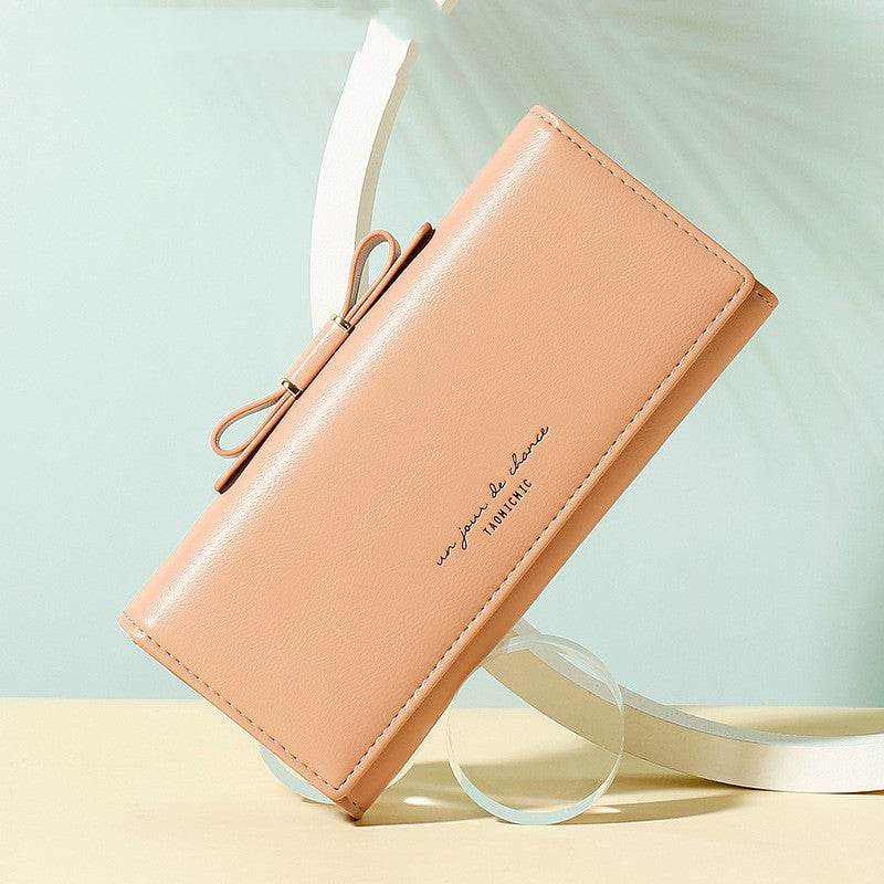 Ladies Large Capacity Long Clutch Wallet - MYLUXURY LANE ENTERPRISE