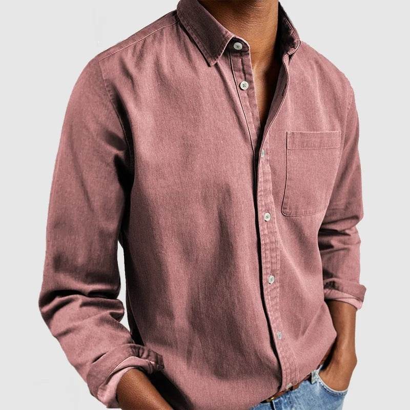 2024 Men's Shirt New Long Sleeve Lapel - MYLUXURY LANE ENTERPRISE