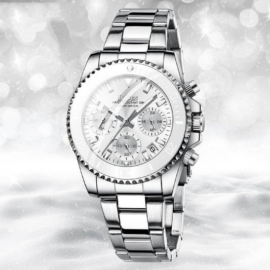 Ladies Fashion Multifunctional Quartz Waterproof Business Watch - MYLUXURY LANE ENTERPRISE