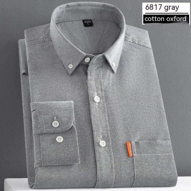 Men's Shirt Long Sleeve Pure Cotton Coat - MYLUXURY LANE ENTERPRISE