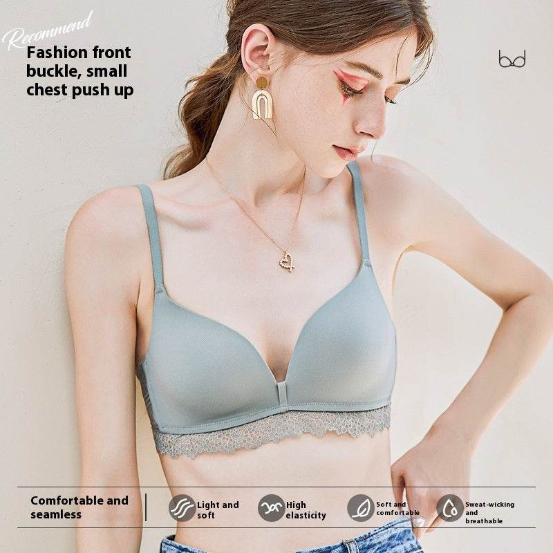 Wireless One Piece Underwear Thin Push Up And Anti-sagging Bra - MYLUXURY LANE ENTERPRISE
