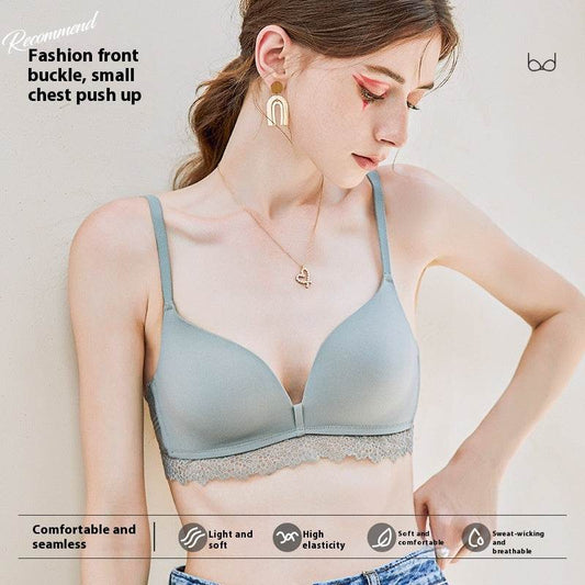 Wireless One Piece Underwear Thin Push Up And Anti-sagging Bra - MYLUXURY LANE ENTERPRISE
