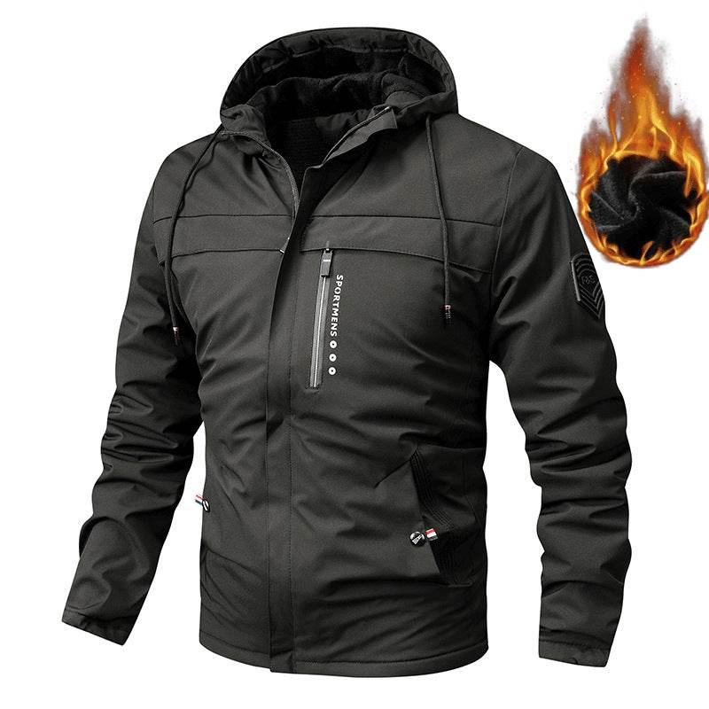 American Retro Men's Loose Fleece Jacket - MYLUXURY LANE ENTERPRISE