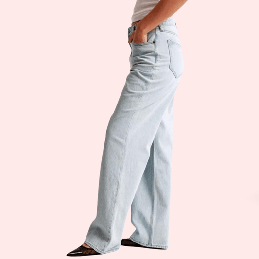 High Rise Loose Fit Denim for Curvy Women - MYLUXURY LANE ENTERPRISE