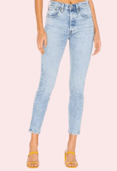 Chic Blue High Rise Skinny Jeans with Low Stretch - MYLUXURY LANE ENTERPRISE