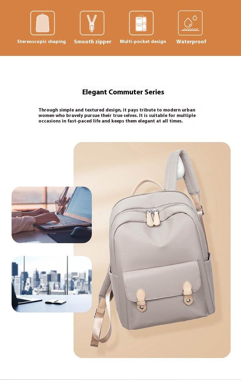 Fashion Business Women's Large Capacity Oxford Cloth Backpack - MYLUXURY LANE ENTERPRISE