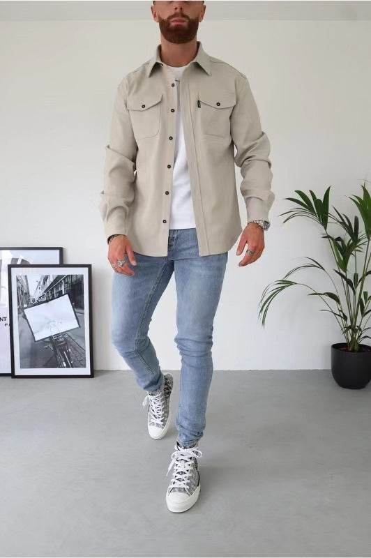 Men's Youth Casual Shirt Brushed - MYLUXURY LANE ENTERPRISE