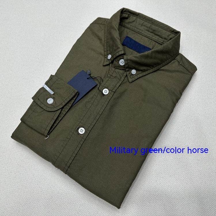 Men's Long-sleeved Shirt Spring And Autumn Business Casual - MYLUXURY LANE ENTERPRISE